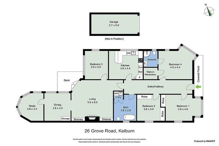 Photo of property in 26 Grove Road, Kelburn, Wellington, 6012