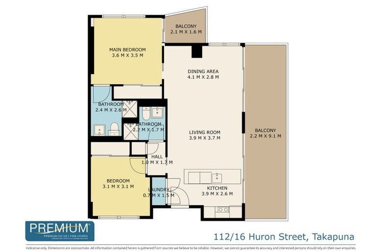 Photo of property in Maison Apartments, 112/16 Huron Street, Takapuna, Auckland, 0622