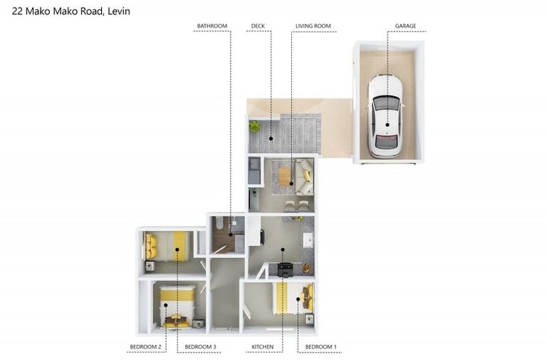 Photo of property in 22 Mako Mako Road, Levin, 5510