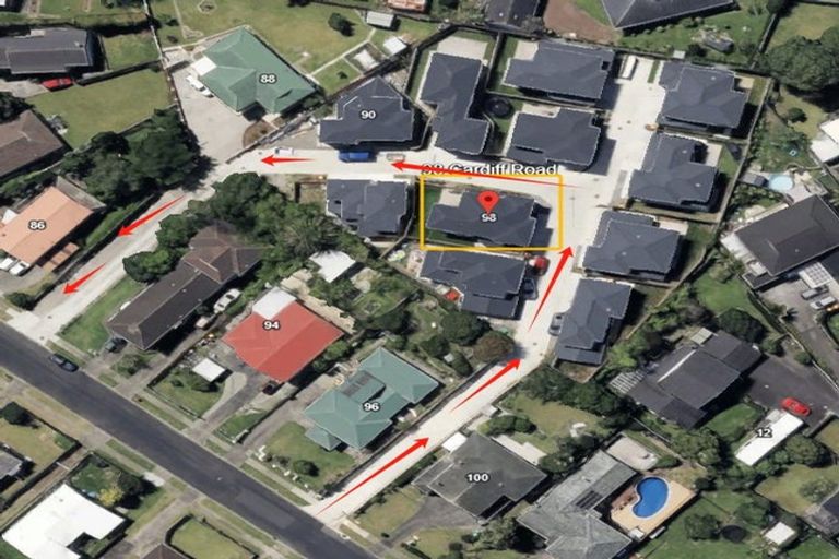 Photo of property in 98 Cardiff Road, Pakuranga, Auckland, 2010