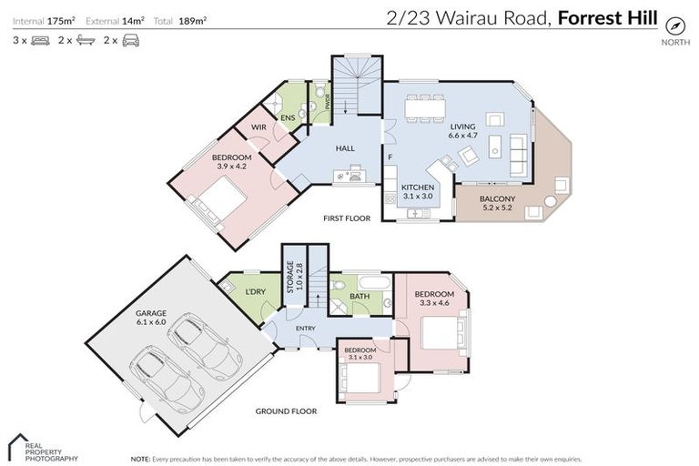 Photo of property in 2/23 Wairau Road, Forrest Hill, Auckland, 0627