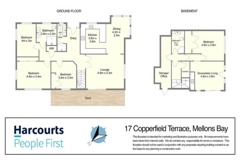 Photo of property in 17 Copperfield Terrace, Mellons Bay, Auckland, 2014