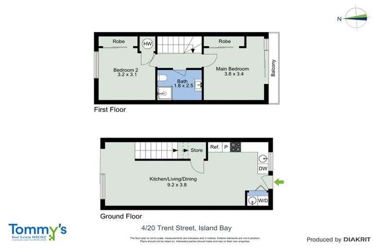 Photo of property in 4/20 Trent Street, Island Bay, Wellington, 6023