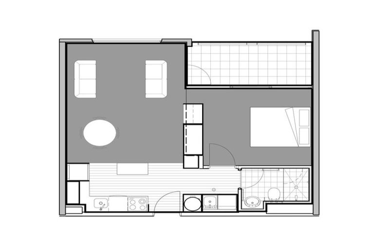 Photo of property in Sanctum Apartment, 10 Ebor Street, Te Aro, Wellington, 6011