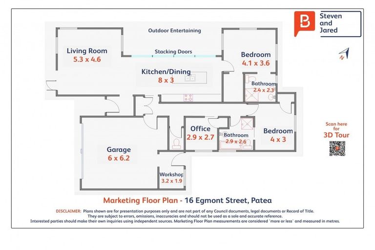 Photo of property in 16 Egmont Street, Patea, 4520