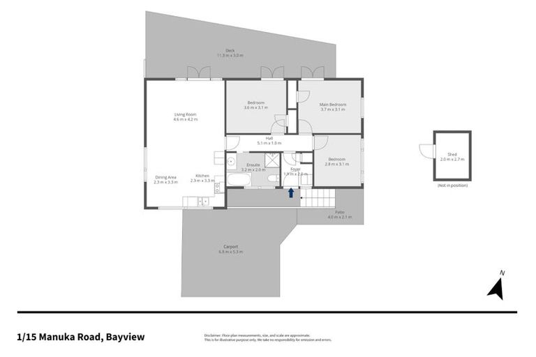 Photo of property in 1/15 Manuka Road, Bayview, Auckland, 0629