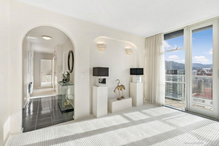 Photo of property in Jellicoe Towers, 191 The Terrace, Wellington Central, Wellington, 6011