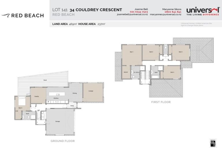 Photo of property in 34 Couldrey Crescent, Red Beach, 0932