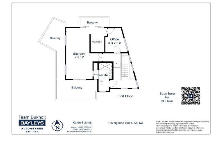 Photo of property in 135 Ngarino Road, Kai Iwi, Whanganui, 4574