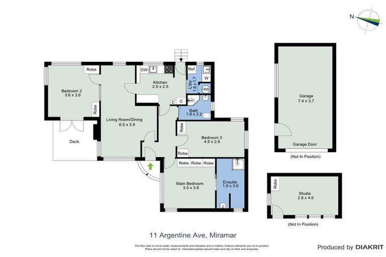 Photo of property in 11 Argentine Avenue, Miramar, Wellington, 6022