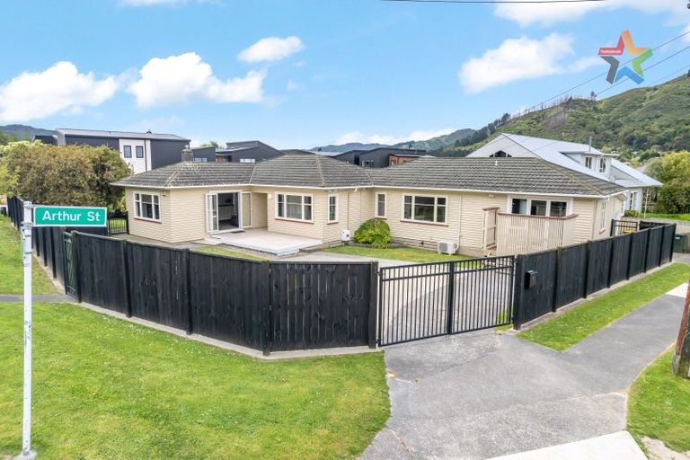 Photo of property in 1 Arthur Street, Wainuiomata, Lower Hutt, 5014