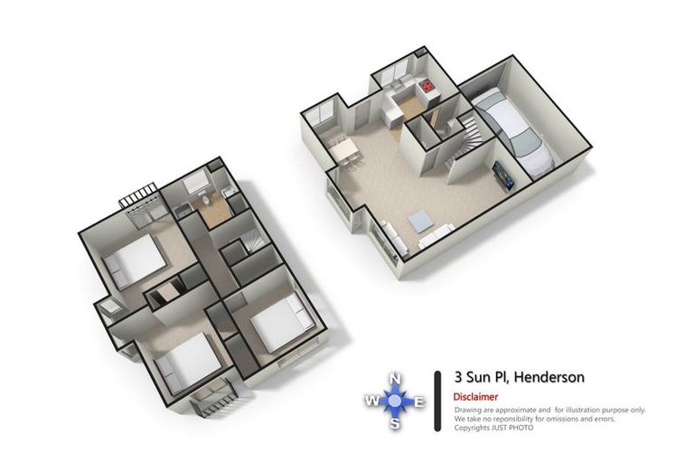 Photo of property in 3 Sun Place, Henderson, Auckland, 0612