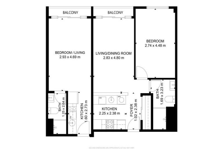 Photo of property in Monvie Apartments, 304/15 Holland Street, Te Aro, Wellington, 6011