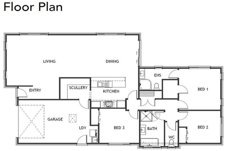 Photo of property in 1 Kotua Street, Woodend, 7610