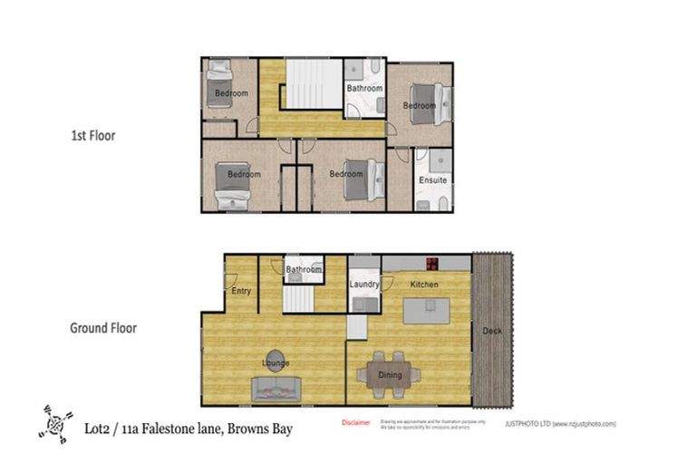 Photo of property in 1/11a Falstone Lane, Browns Bay, Auckland, 0630