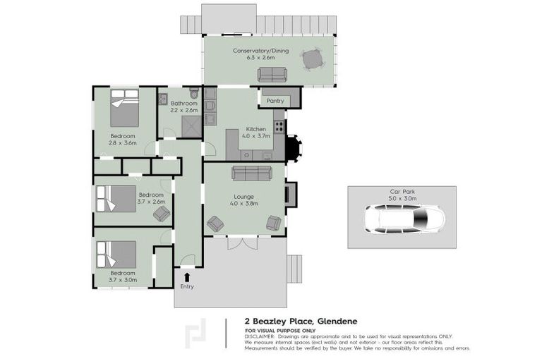 Photo of property in 2 Beazley Place, Glendene, Auckland, 0602