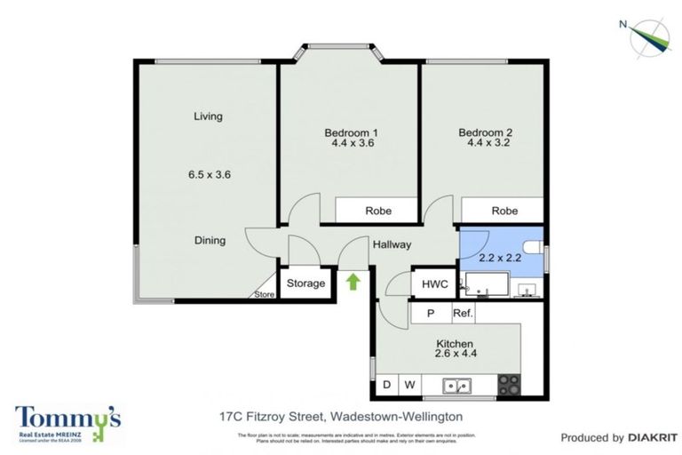 Photo of property in 17c Fitzroy Street, Wadestown, Wellington, 6012