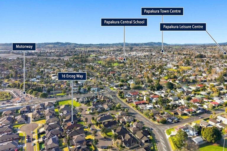 Photo of property in 16 Erceg Way, Rosehill, Papakura, 2113