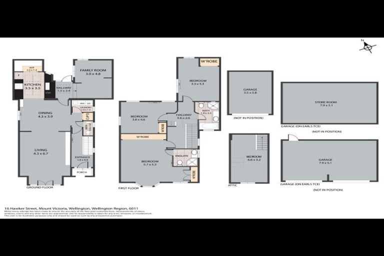 Photo of property in 16 Hawker Street, Mount Victoria, Wellington, 6011