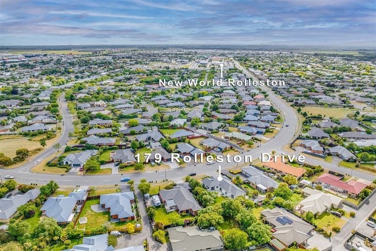 Photo of property in 179 Rolleston Drive, Rolleston, 7614