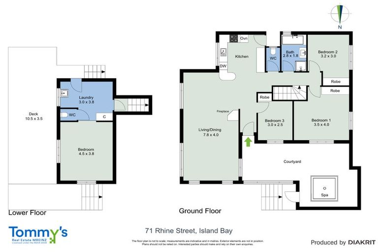 Photo of property in 71 Rhine Street, Island Bay, Wellington, 6023