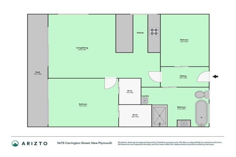 Photo of property in 14/75 Carrington Street, Lower Vogeltown, New Plymouth, 4310