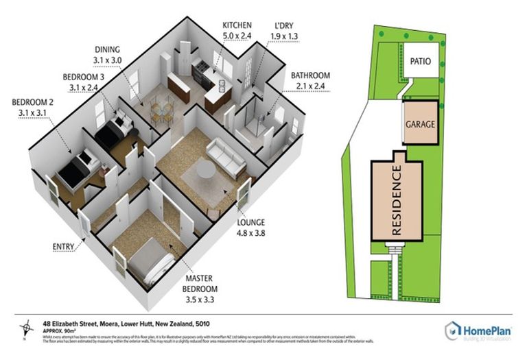 Photo of property in 48 Elizabeth Street, Moera, Lower Hutt, 5010