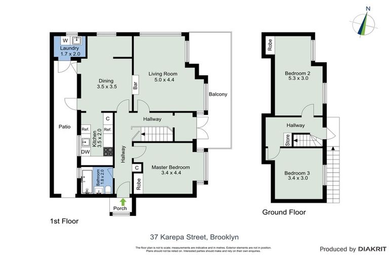 Photo of property in 37 Karepa Street, Brooklyn, Wellington, 6021