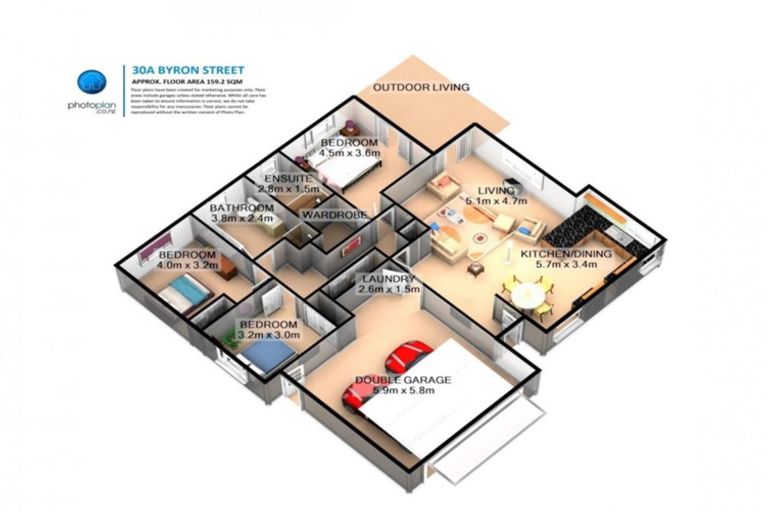 Photo of property in 30b Byron Street, Leamington, Cambridge, 3432