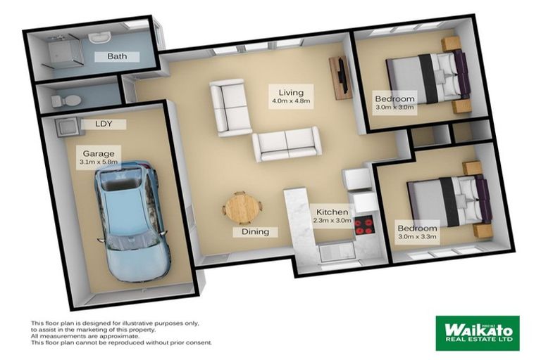 Photo of property in 19e Fifth Avenue, Enderley, Hamilton, 3214