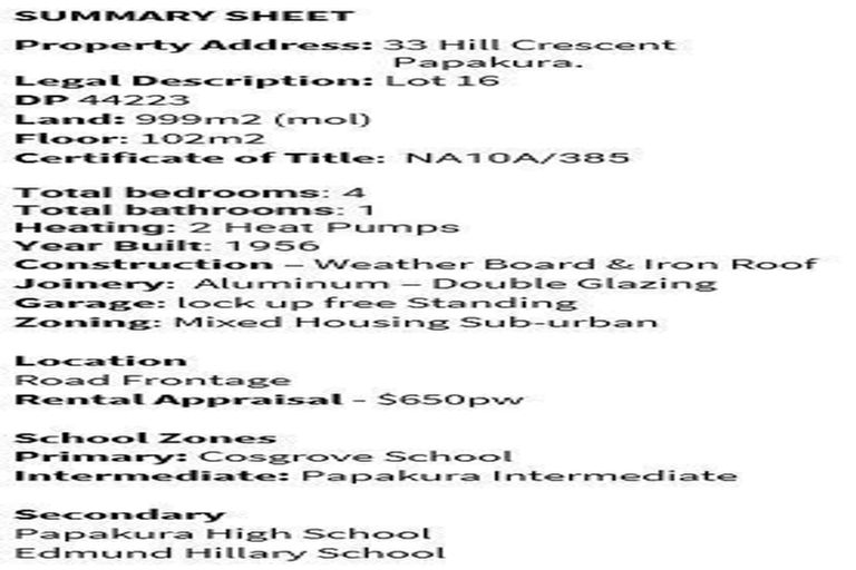 Photo of property in 33 Hill Crescent, Papakura, 2110