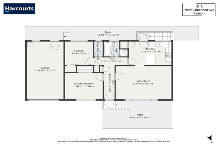 Photo of property in 2/16 Northumberland Avenue, Belmont, Auckland, 0622