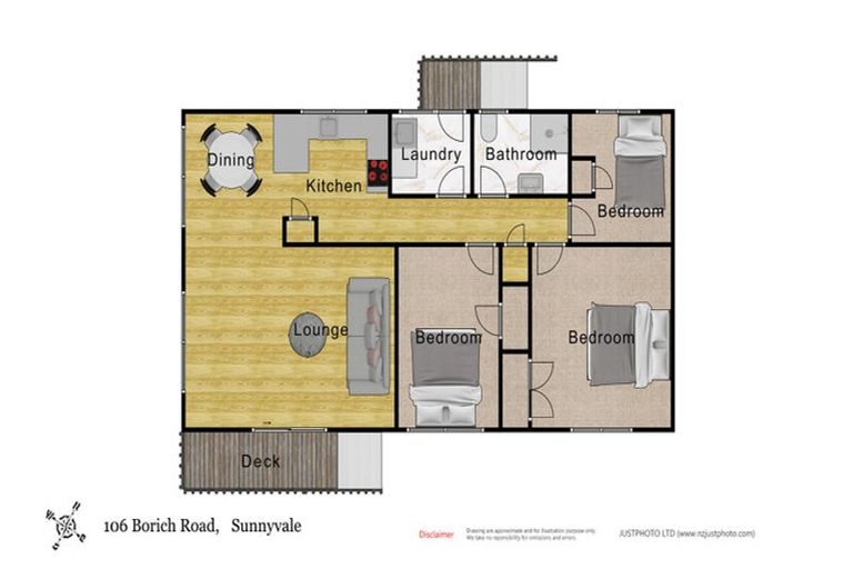 Photo of property in 106 Borich Road, Sunnyvale, Auckland, 0612