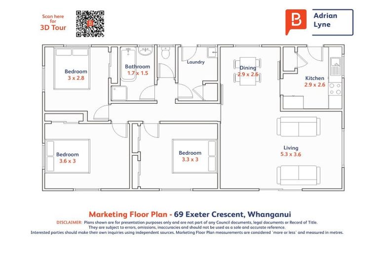 Photo of property in 69 Exeter Crescent, Springvale, Whanganui, 4501
