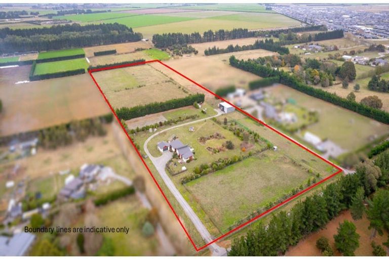 Photo of property in 345 Springston Rolleston Road, Rolleston, Christchurch, 7674