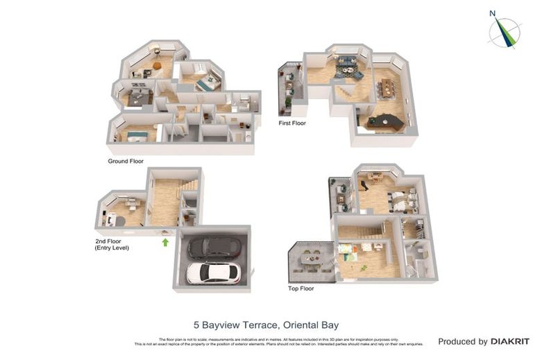 Photo of property in 5 Bayview Terrace, Oriental Bay, Wellington, 6011