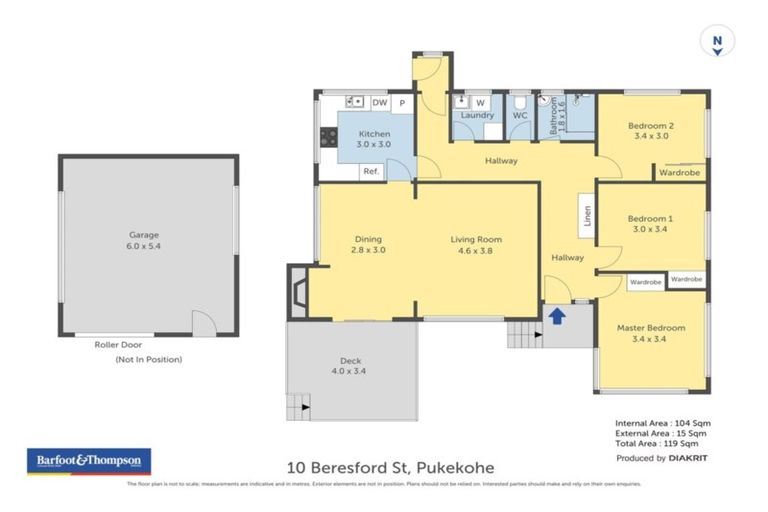 Photo of property in 10 Beresford Street, Pukekohe, 2120