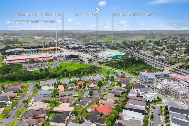 Photo of property in 1 Pyrite Street, Westgate, Auckland, 0614