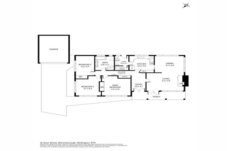 Photo of property in 12 Suez Street, Martinborough, 5711