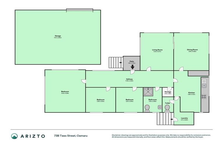 Photo of property in 73b Tees Street, South Hill, Oamaru, 9400