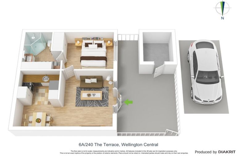 Photo of property in 6a/240 The Terrace, Wellington Central, Wellington, 6011