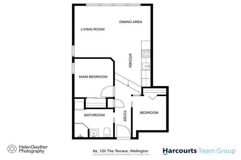 Photo of property in Terrace Garden Apartments, 8a/120 The Terrace, Wellington Central, Wellington, 6011