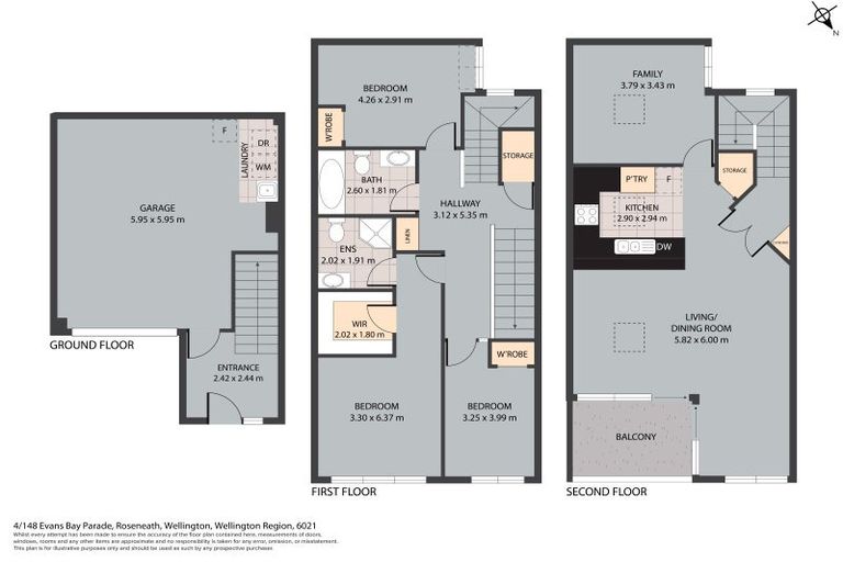 Photo of property in 4/148 Evans Bay Parade, Roseneath, Wellington, 6021