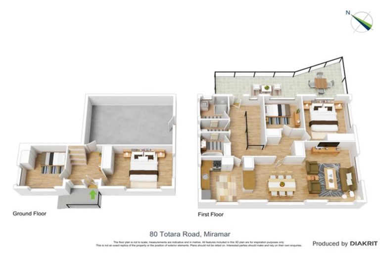 Photo of property in 80 Totara Road, Miramar, Wellington, 6022