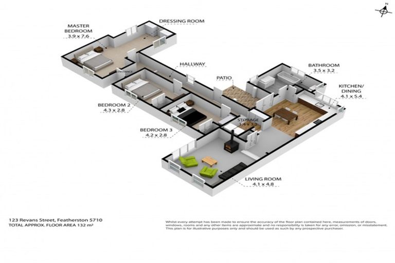 Photo of property in 123 Revans Street, Featherston, 5710