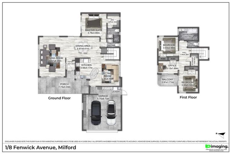 Photo of property in 1/8 Fenwick Avenue, Milford, Auckland, 0620