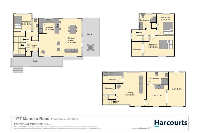 Photo of property in 1/77 Manuka Road, Bayview, Auckland, 0629