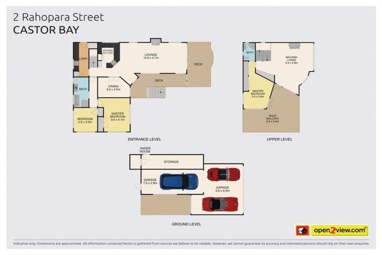 Photo of property in 1/2 Rahopara Street, Castor Bay, Auckland, 0620