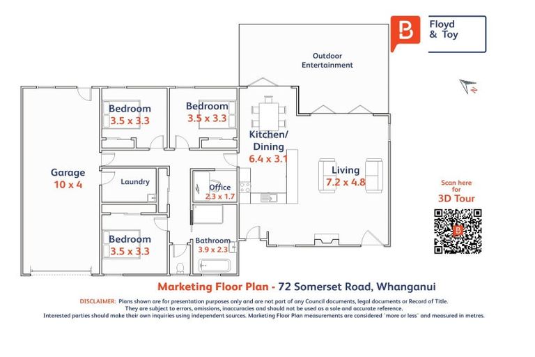 Photo of property in 72 Somerset Road, Springvale, Whanganui, 4501