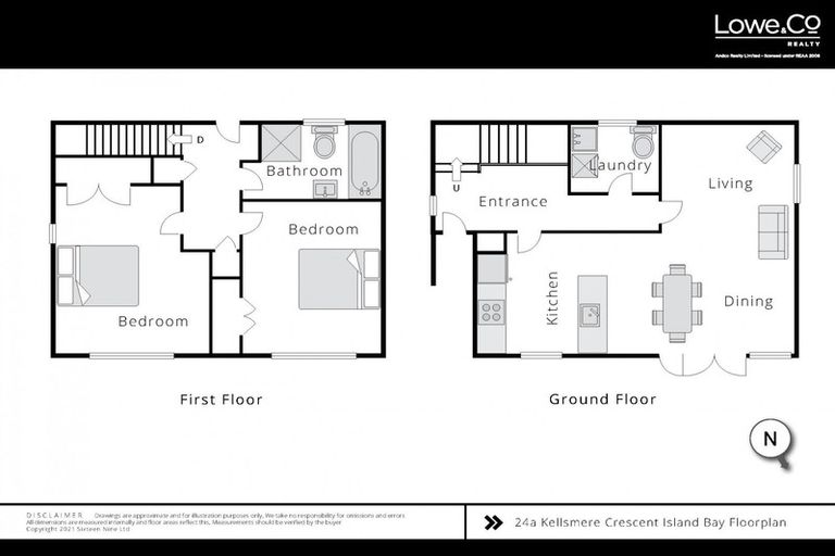 Photo of property in 24a Kellsmere Crescent, Island Bay, Wellington, 6023